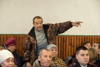 Встреча главы района Дмитрия Романова с жителями с. Степное